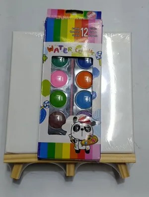 Artist Canvas Board + Watercolor Set