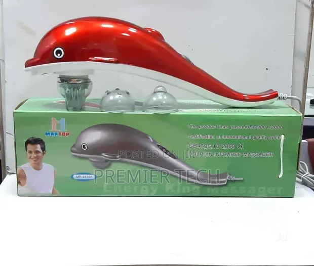 Dolphin Massage Roller Stick with New Soft Knobs - 1