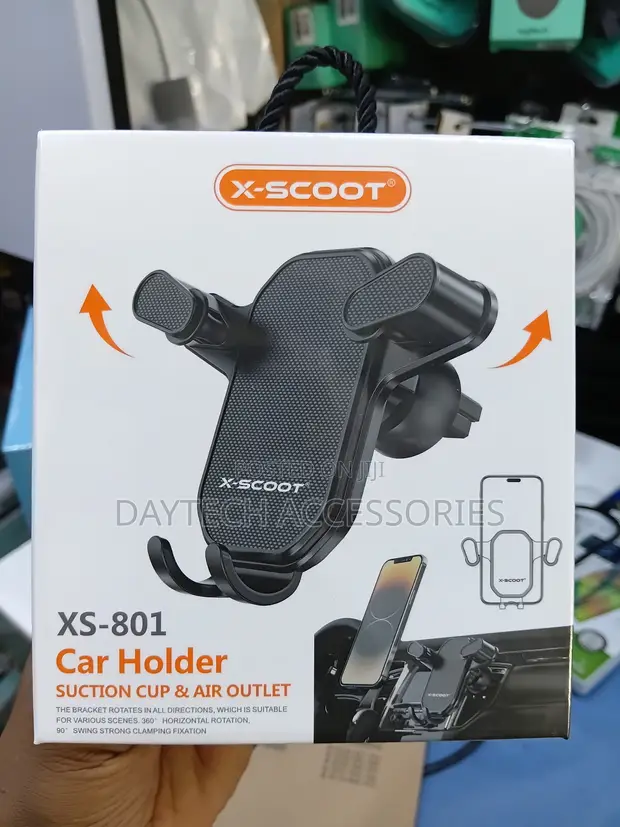 X-Scoot XS-801 Car Holder 2-in-1 Mobile Mount - 1