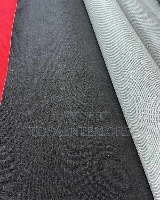 Delta 4mm Thick Easy-Clean Black Wall-to-Wall Carpets - 1