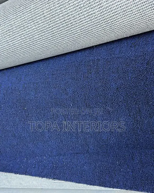 Navy Blue Wall-to-Wall Carpets for Office, Home & Church - 1
