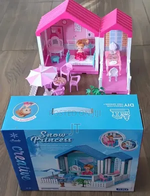 73pc Snow Princess Doll House