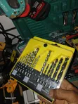 16-Piece Multi-Purpose Twist Drill Bit Set (HSS, Masonry, Wood) - 2