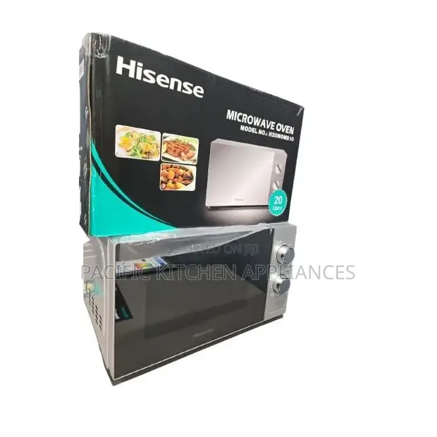 Hisense 20L Manual Microwave Oven - Silver/Black - 1