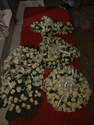 Funeral Flowers by Pson