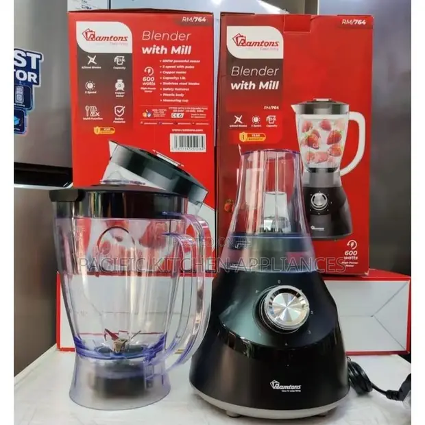Ramtons Blender + Mill 600W 2-Speed - RM/764 - 1