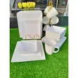 24pcs White Square Dinner Set - 1