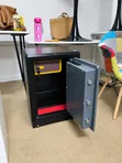 Fireproof Digital Safe Box with Key Lock - 2