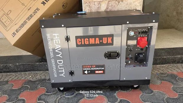 15kVA CIGMA-UK Three Phase Diesel Generator with ATS - 1