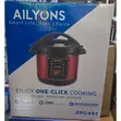 Ailyons EPC-6A Deluxe 6L Automatic Electric Pressure Cooker 1000W Red - 1