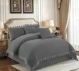 6x7 Duvet Set - 6 Pieces (Light Gray) - 2