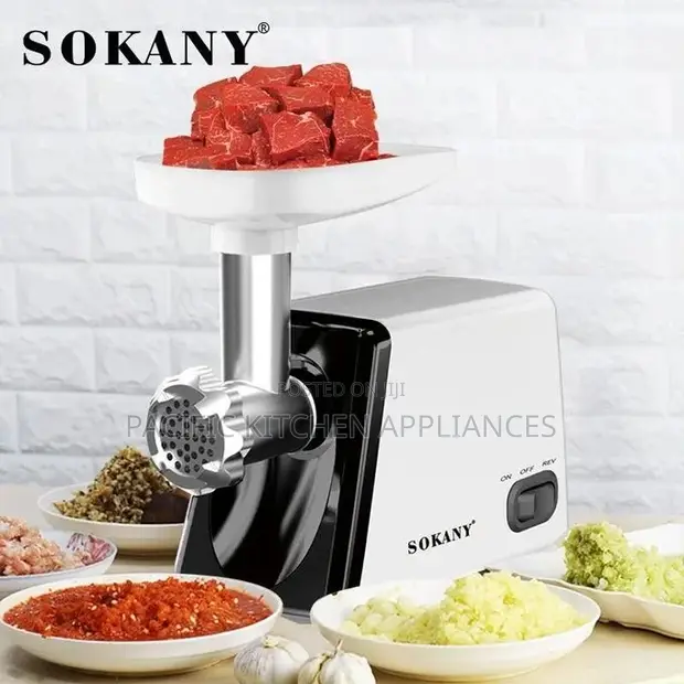 Sokany 2500W 3-in-1 Kisaga Nyama/Grinder/Kitengeneza Sausage - 1