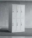 Heavy-Duty 6-Door Staff Locker Cabinet - 2