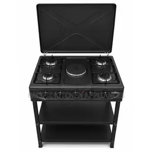 OLELON OLS-004Q Jiko la Gesi 4 na Hotplate ya Umeme 1