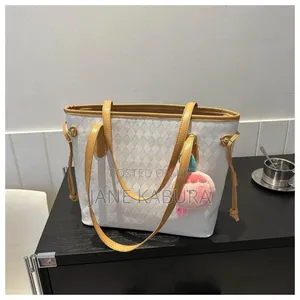 Fashion Totebag - Gray Faux Leather