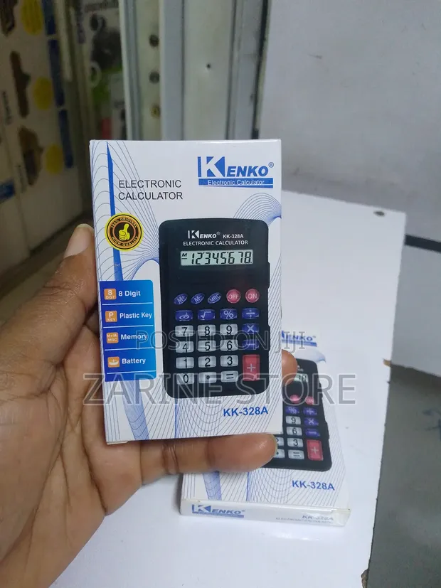 Kenko Pocket Electronic Calculator yenye Memory - 1
