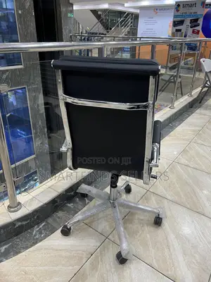 Kiti cha Ofisi cha Ngozi cha Premium chenye Mgongo Mrefu