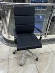 Kiti cha Ofisi cha Ngozi cha Premium chenye Mgongo Mrefu - 2