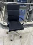 Kiti cha Ofisi cha Ngozi cha Mtendaji chenye Rogo Refu - 1