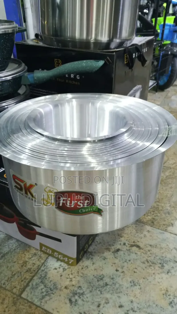 12-Piece Stainless Steel Sufuria Set - 1