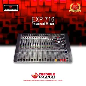 Explorer EXP 716 - Mixer yenye Nguvu 16 Channel 700W x 2