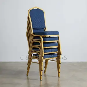 Kiti cha Harusi cha Bluu cha Kitambaa