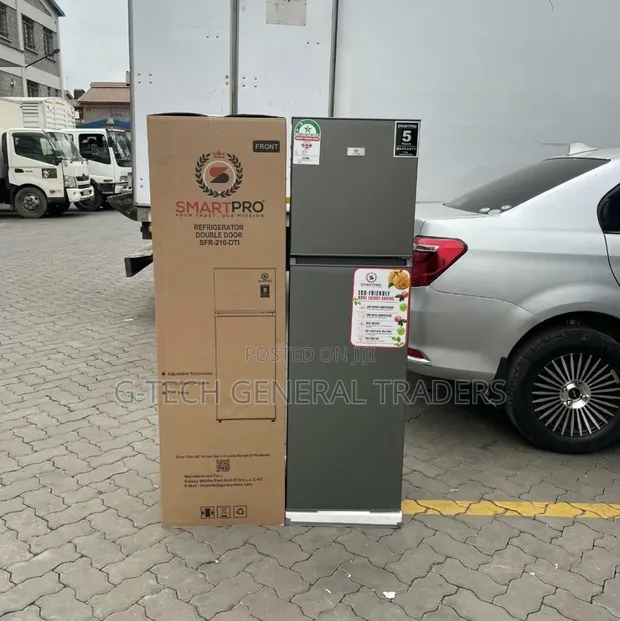 Smartpro 168L Friji Mlango Mbili (SFR-210-DTI) - 1