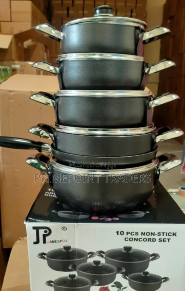 11pcs JP Heavy Duty Non-Stick Cookware Set - 1