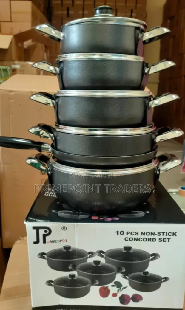 JP 11-Piece Heavy Duty Non-Stick Cookware Set - 1