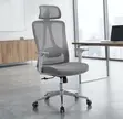 Ergonomic High Back Office Chair - Gray Fabric - 5
