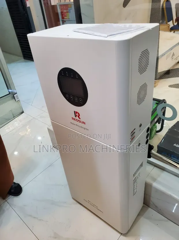 Redsun 2-in-1 10kWh Betri ya Lithium + 6kVA Hybrid Inverter - 1
