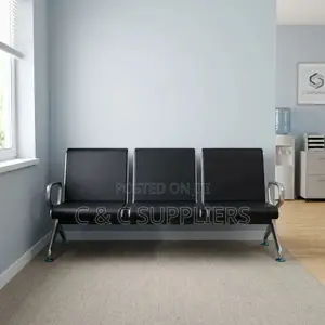 Benchi la Hospitali 3-Link Nyeusi
