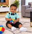 Set ya Vipande 4 vya Wavulana: Shati ya Pamba, Shorti ya Khaki, Suspender & Bowtie - 5