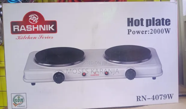 Rashnik RN-4079W Double Hot Plate 2000W - 1