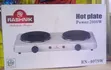Rashnik RN-4079W Double Hot Plate 2000W - 2