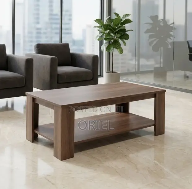1.2M Brown Mahogany Coffee Table - 1
