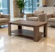 1.2M Brown Mahogany Coffee Table - 5