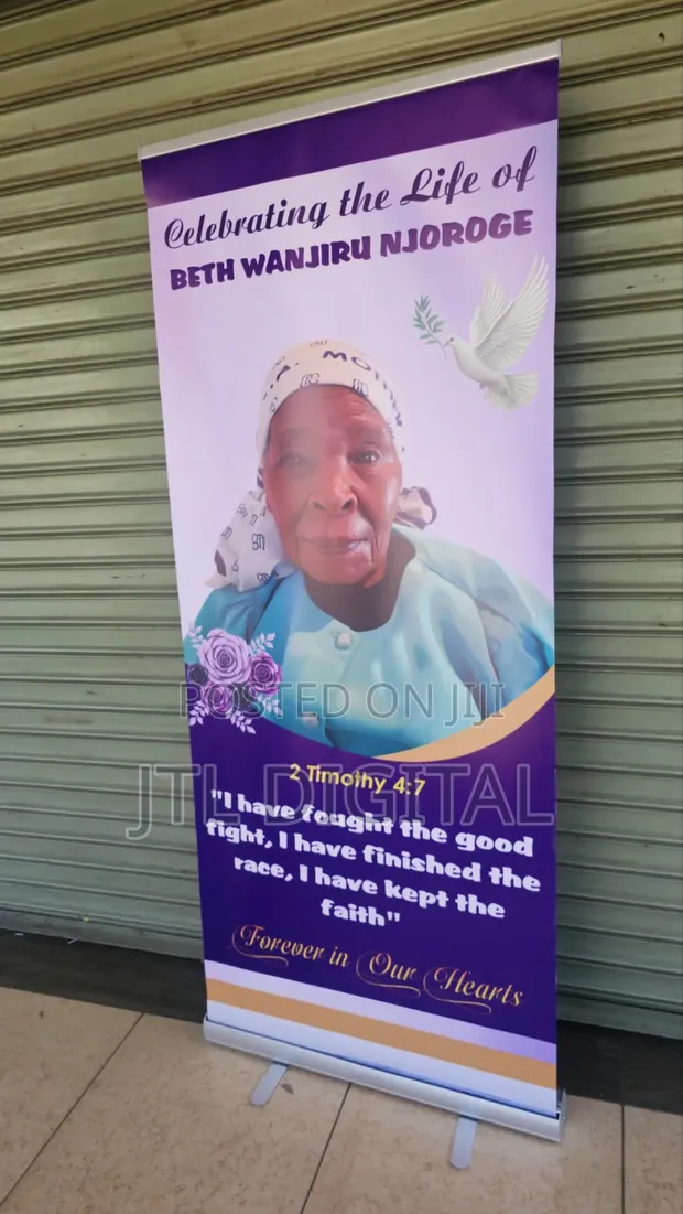 Burial Banners and Stickers Printing Service - 1
