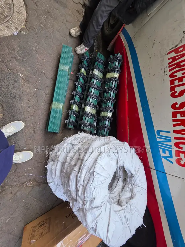 Green Razor Wire for Security Fencing - 1