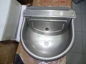 Low-Maintenance Stainless Steel Water Bowl for Cows