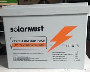 Must Lithium Ion Battery 2.56KW 12.8V 200Ah