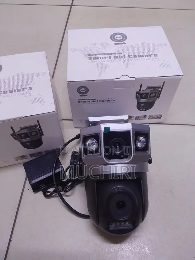 Kamera ya V380 Pro Dual Lens PTZ Ndani/Nje - 1