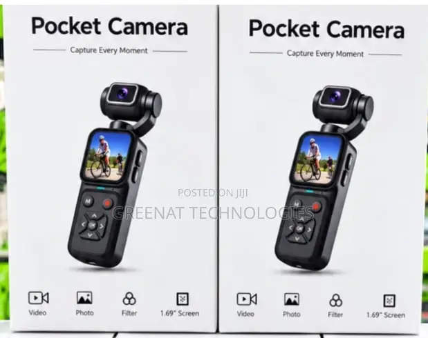 Kamera ya Pocket ya Vlogging ya 180° inayozunguka HD - 1