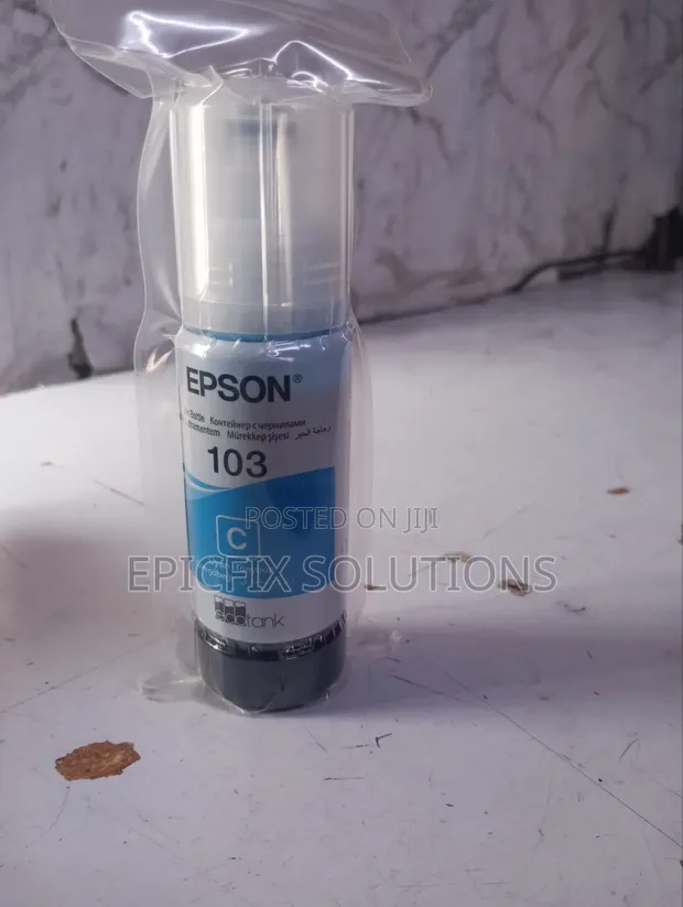 Genuine Epson Cyan Ink Cartridge - 1
