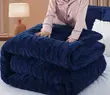 Set ya Duvet Nzito ya Woolen ya Single - 1