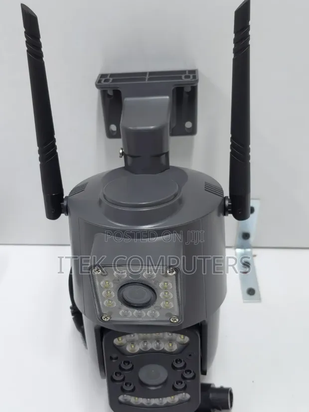 CCTV ya Umeme ya 4G yenye Lensi Mbili kwa Usalama wa Mbali - 1