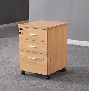 Three-Drawer Pedestal Office File Cabinet