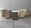 Three-Drawer Pedestal Office File Cabinet - 2