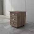 Three-Drawer Pedestal Office File Cabinet - 4