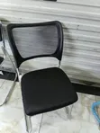 Modern Ergonomic Black Mesh Office/Visitor Chair - 2